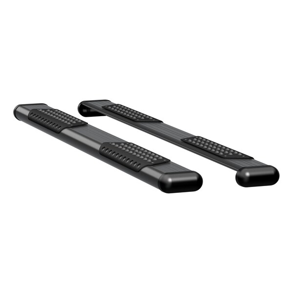 O-MEGA/O-MEGA II RUNNING BOARDS BLACK TEXTURED POWDER COAT(BRKTS SOLD